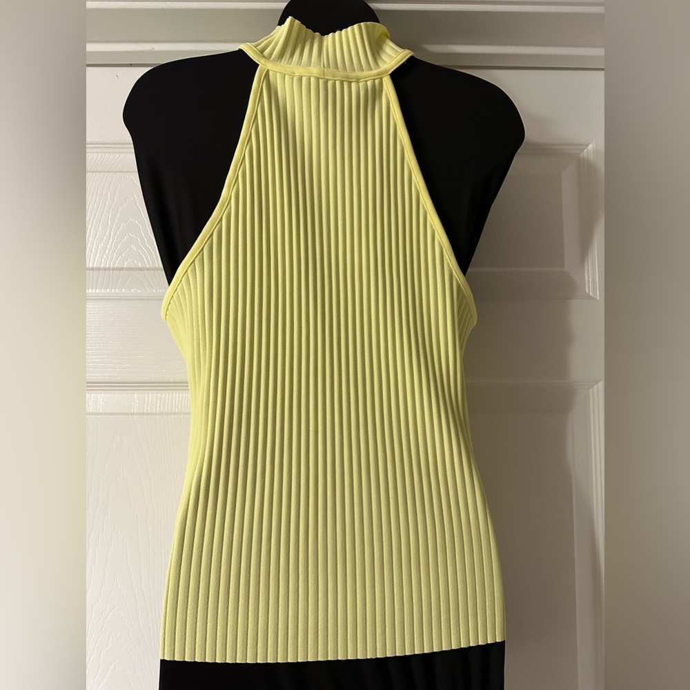 Marc New York. Andrew Marc High Neck Lemon Meringue Yellow Top. NWT!
Size: M - Picture 3 of 15